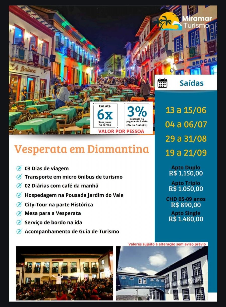 VESPERATA EM DIAMANTINA
